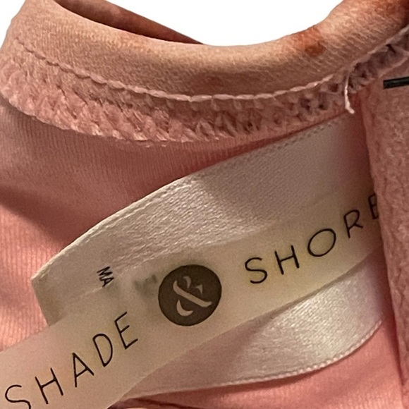 Shade & Shore Pink Tie Dye Tie Dip Crochet Bikini Size 34D - Picture 2 of 6